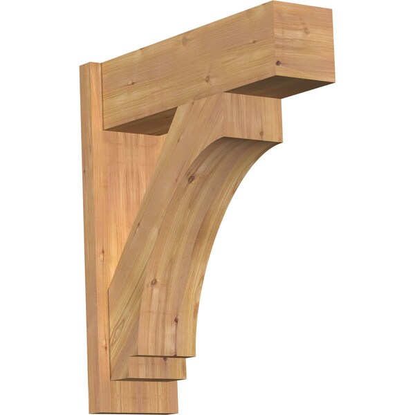 Ekena Millwork Imperial Block Smooth Outlooker, Western Red Cedar, 7 1/2"W x 24"D x 28"H OUT08X24X28IMP05SWR - main